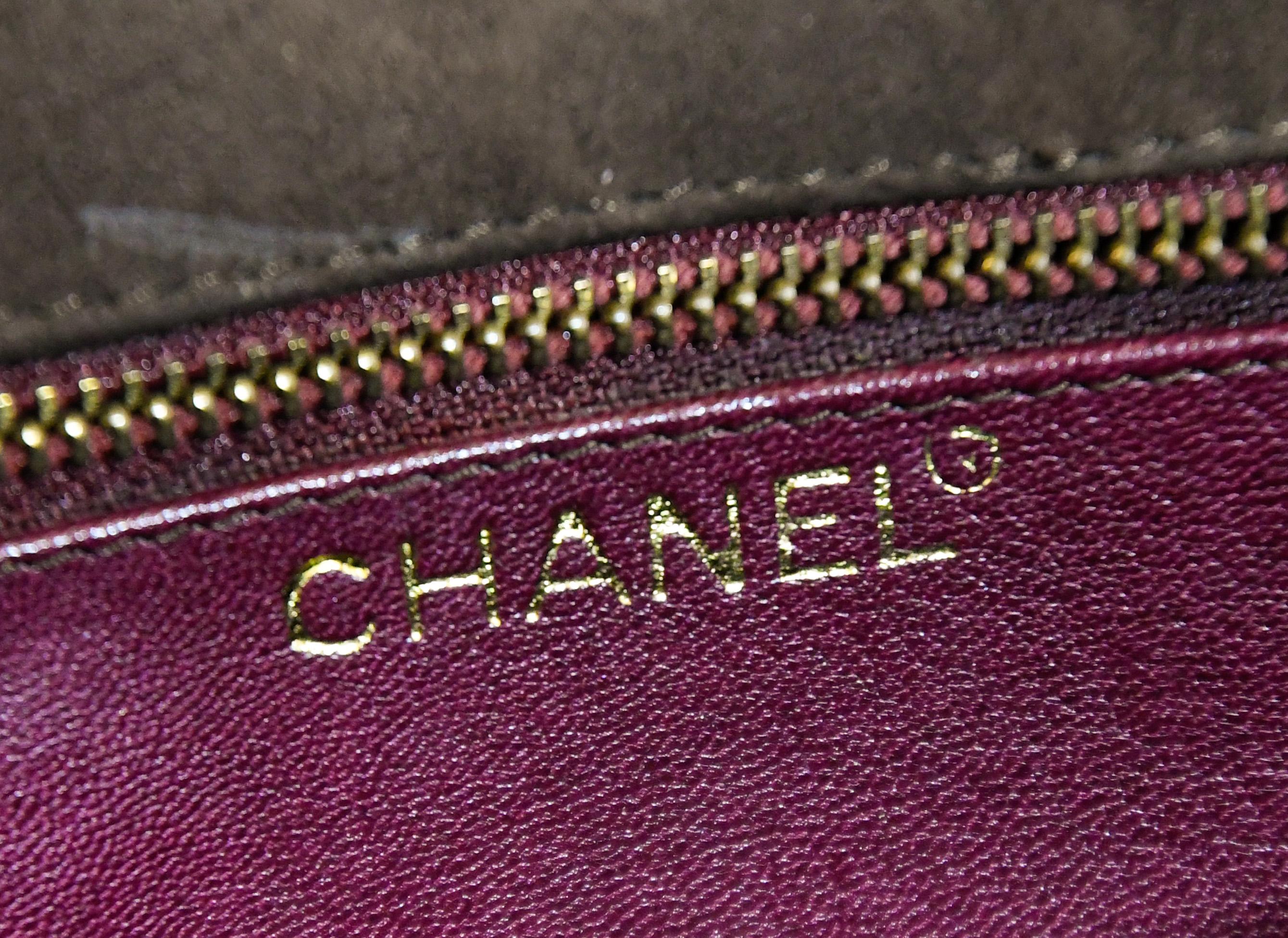 Chanel Brown Suede 1990's Side Fringe Tassel Flap Bag 3