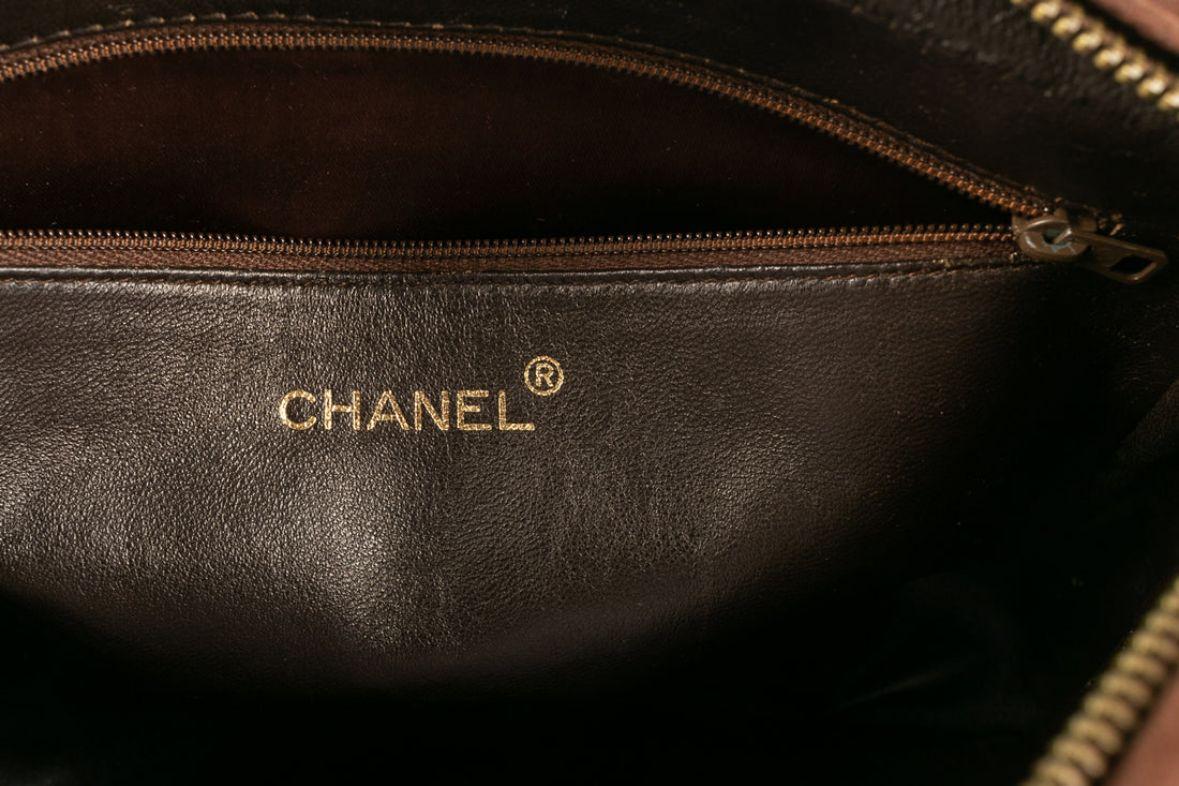 Chanel Brown Suede Bag 6