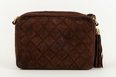 Chanel Brown Suede Bag