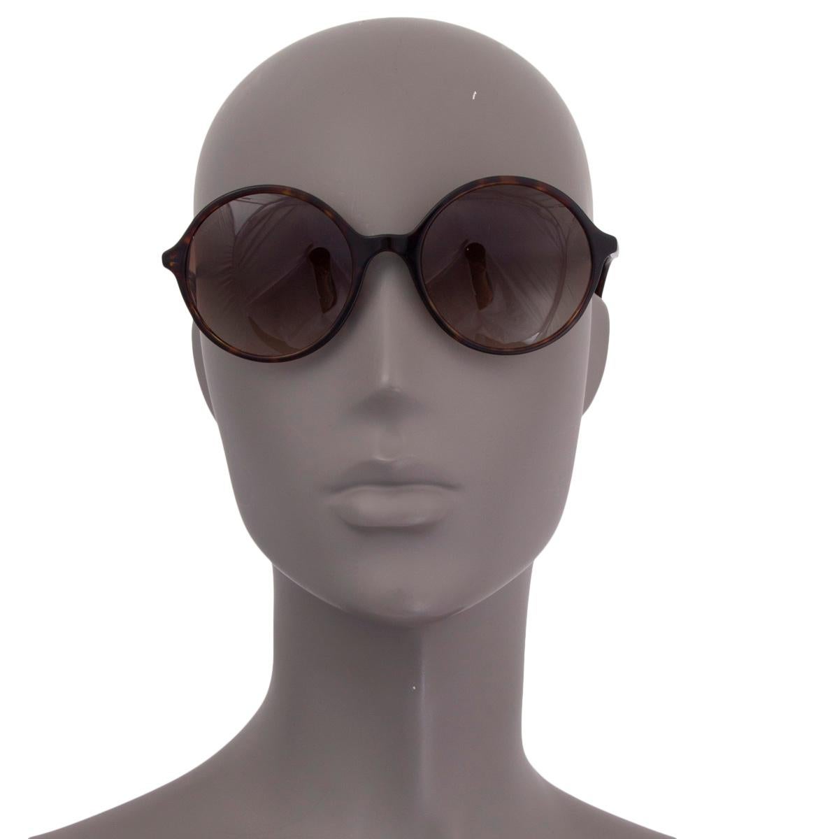 CHANEL brown tortoise ROUND Sunglasses 5391-H 1