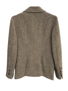 Chanel Brown Tweed Wool Jacket