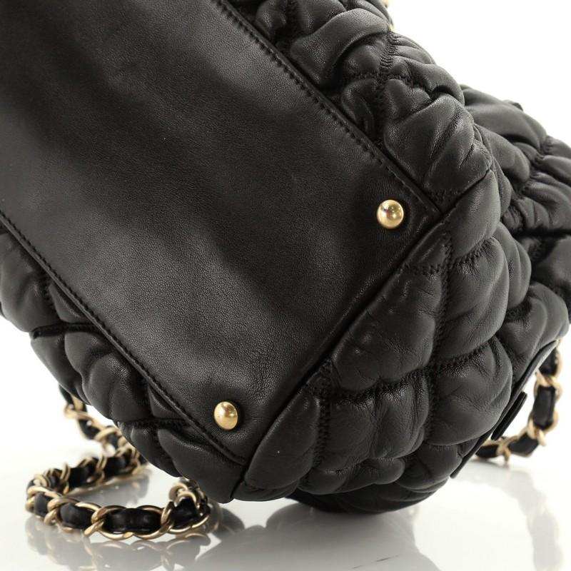 Chanel Bubble Bowler Bag Gestepptes Lammfell Medium 1