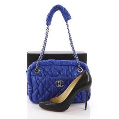 Chanel Bubble Camera Bag Quilted Lambskin Small
