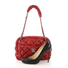 Chanel Bubble Camera Bag Quilted Lambskin Small