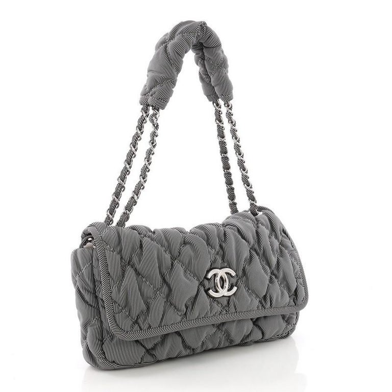 chanel bubble quilted bag