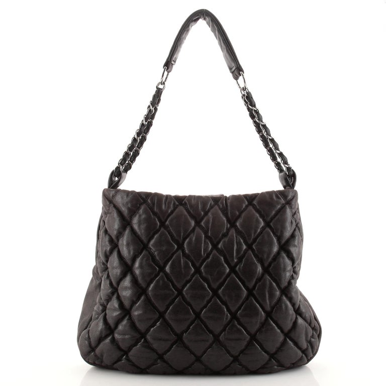 Chanel Bubble Hobo Quilted Lambskin Large at 1stDibs chanel hobo bag