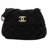Chanel Bubble Shoulder Bag Quilted Fabric Medium at 1stDibs  chanel  fabric, chanel bubble bag, chanel fabric quilted bag