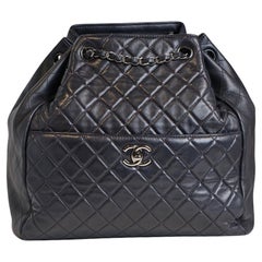 Chanel Bucket CC Large Night Blue