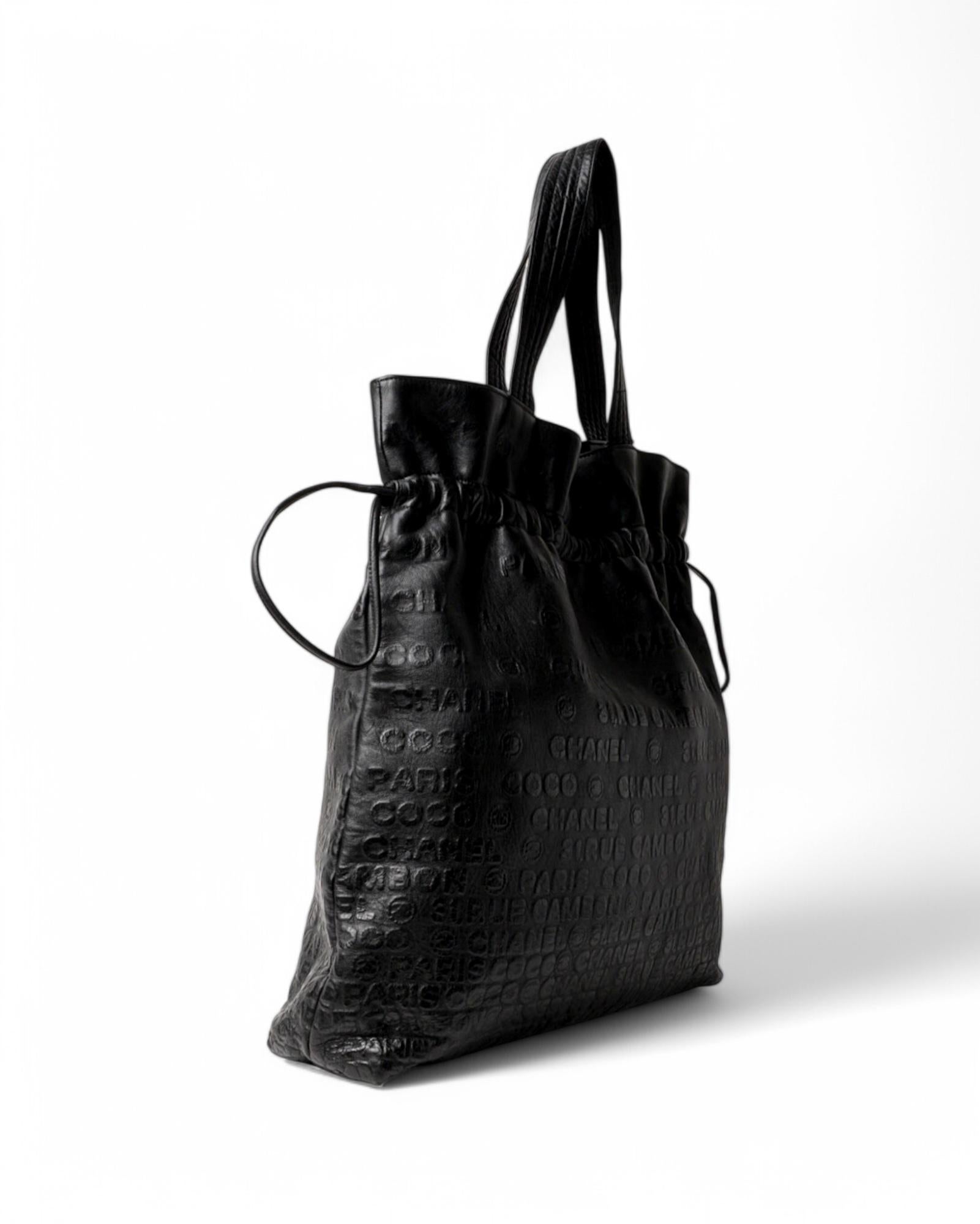 Chanel Bucket Large Cambon Black For Sale 1