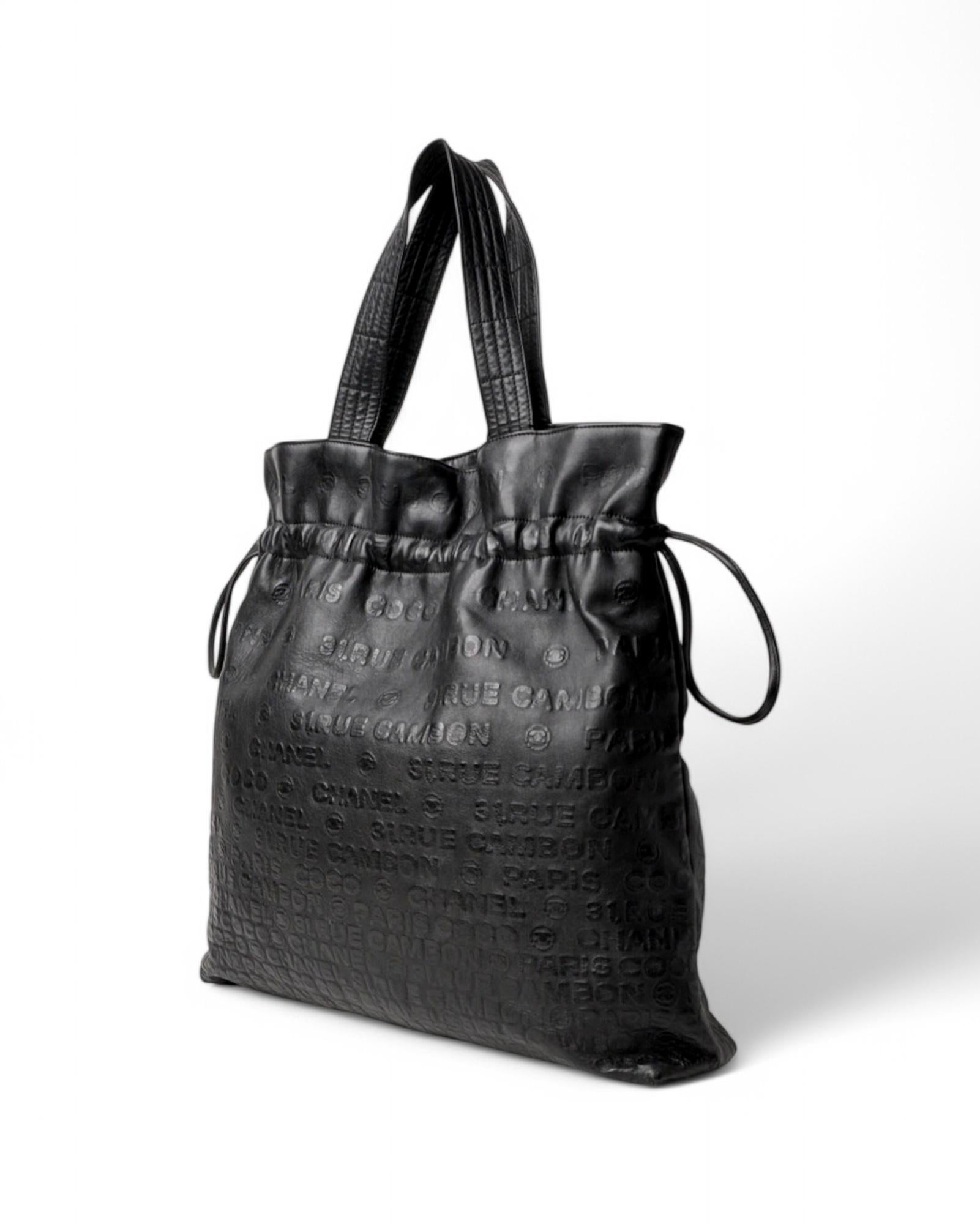 Chanel Bucket Large Cambon Black For Sale 2