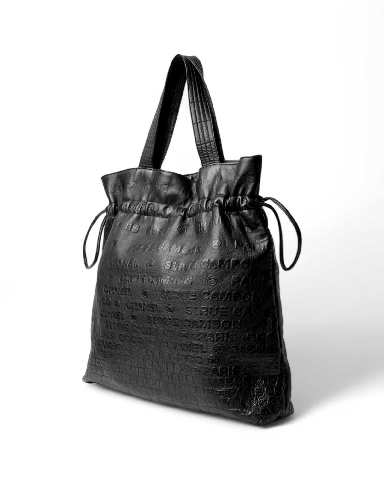 Chanel Bucket Large Cambon Black For Sale 3