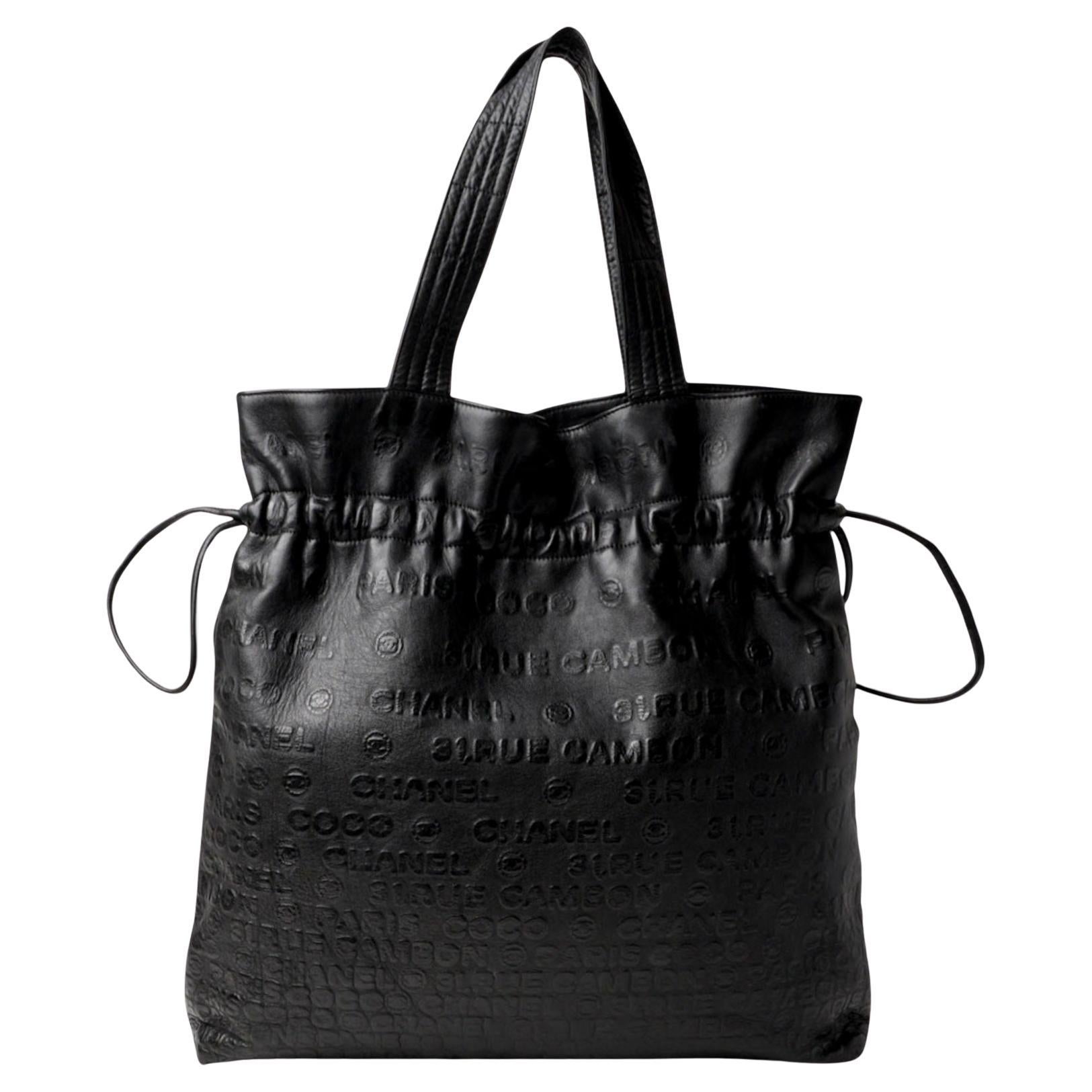 Chanel Bucket Large Cambon Black For Sale