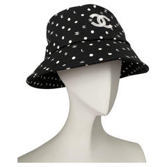 Chanel Bucket Polkadot Hat SZ M NEW