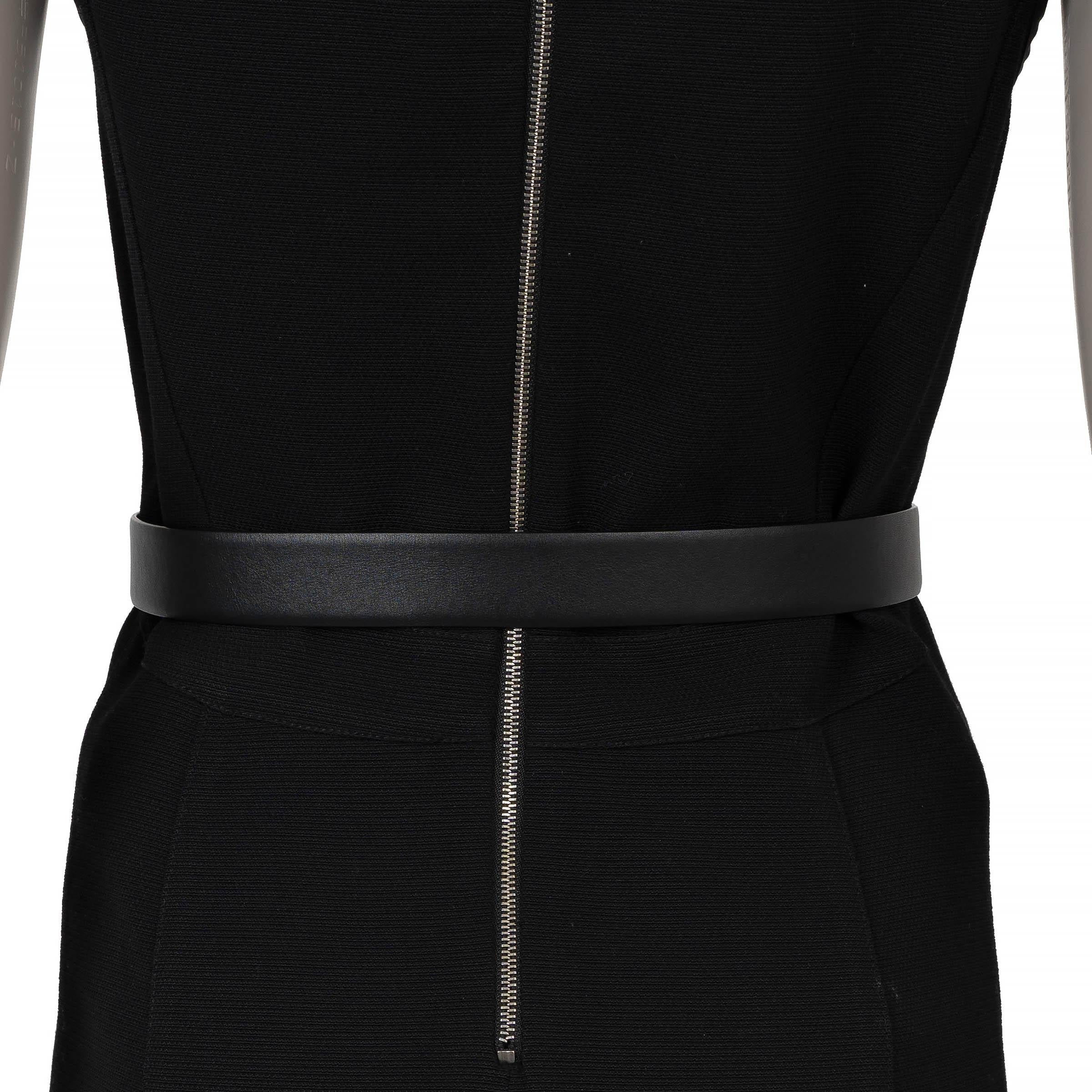 CHANEL burgundy & black leather 2020 REVERSIBLE Belt 75 For Sale 4
