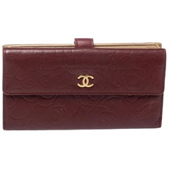 CHANEL Camellia Silver CC Long Wallet (with Add-on Chain) – LA