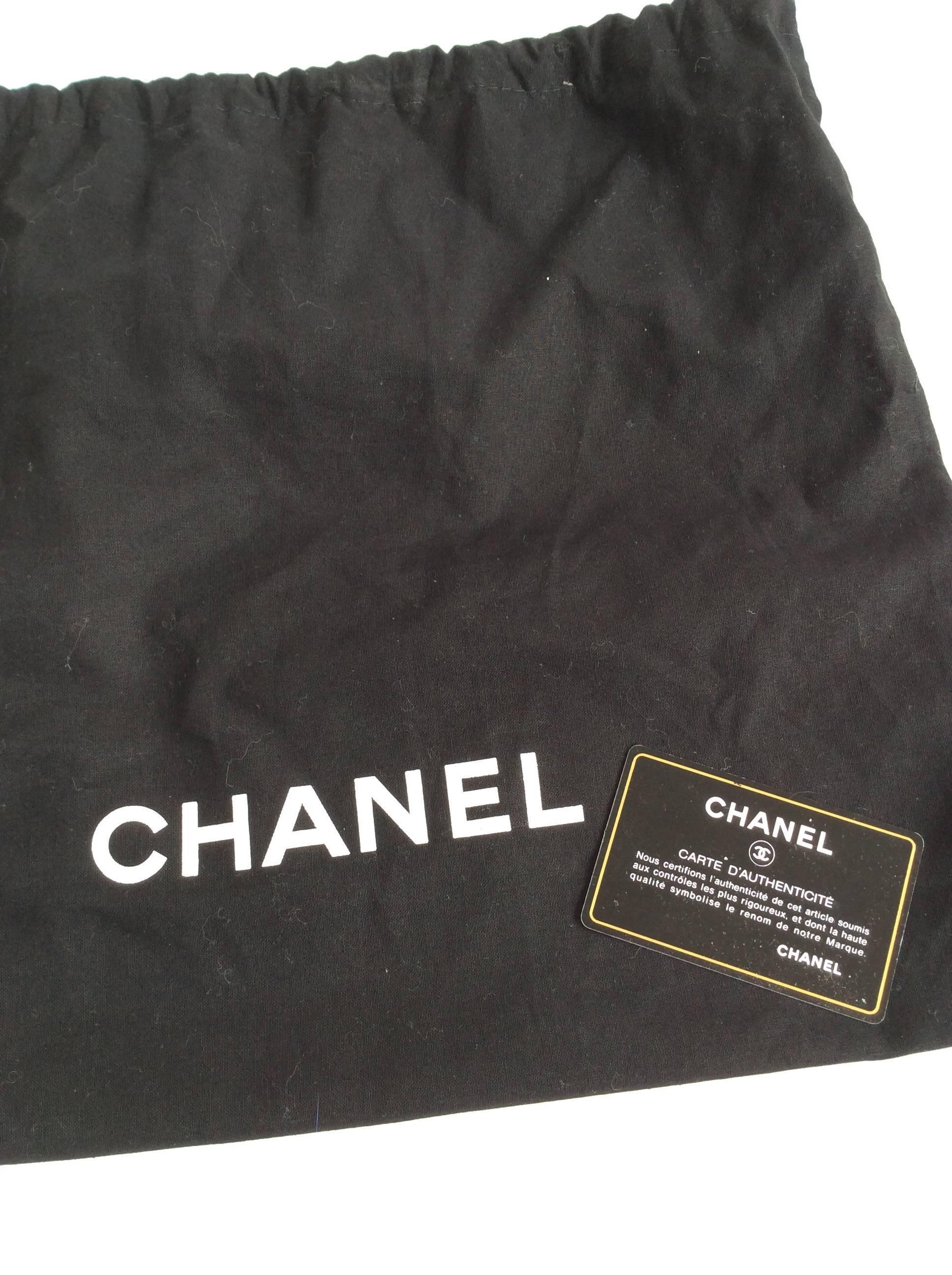 Chanel Burgundy Canvas And Leather Handbag 2