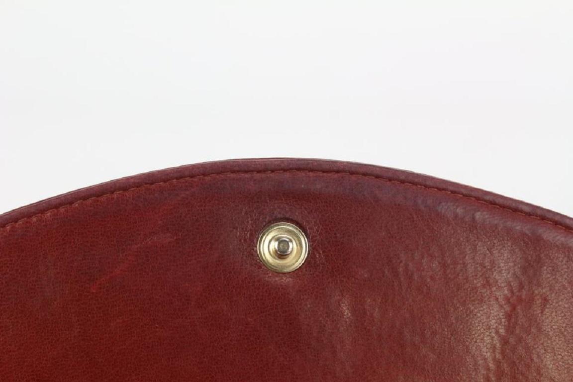 Chanel Burgundy Caviar Leather CC Logo Coin Purse Compact Wallet 818ca65 5