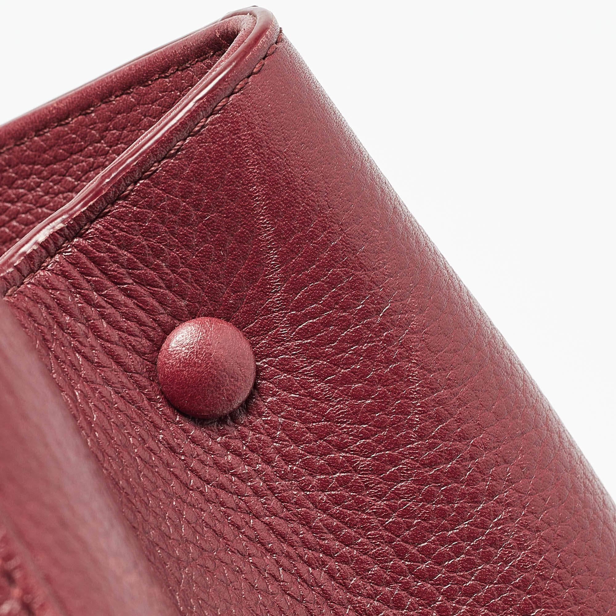 Chanel Burgundy Leather Small Neo Executive Shopper Tote 4