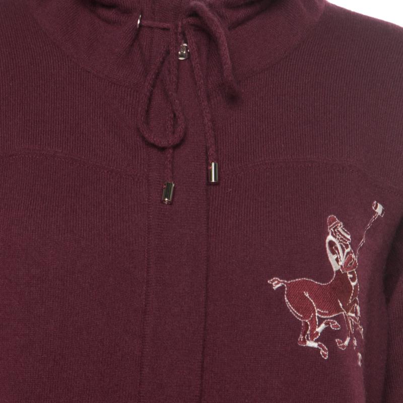 maroon polo jacket