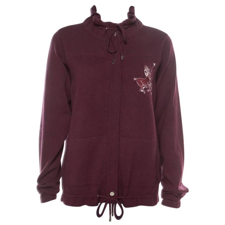 maroon polo jacket