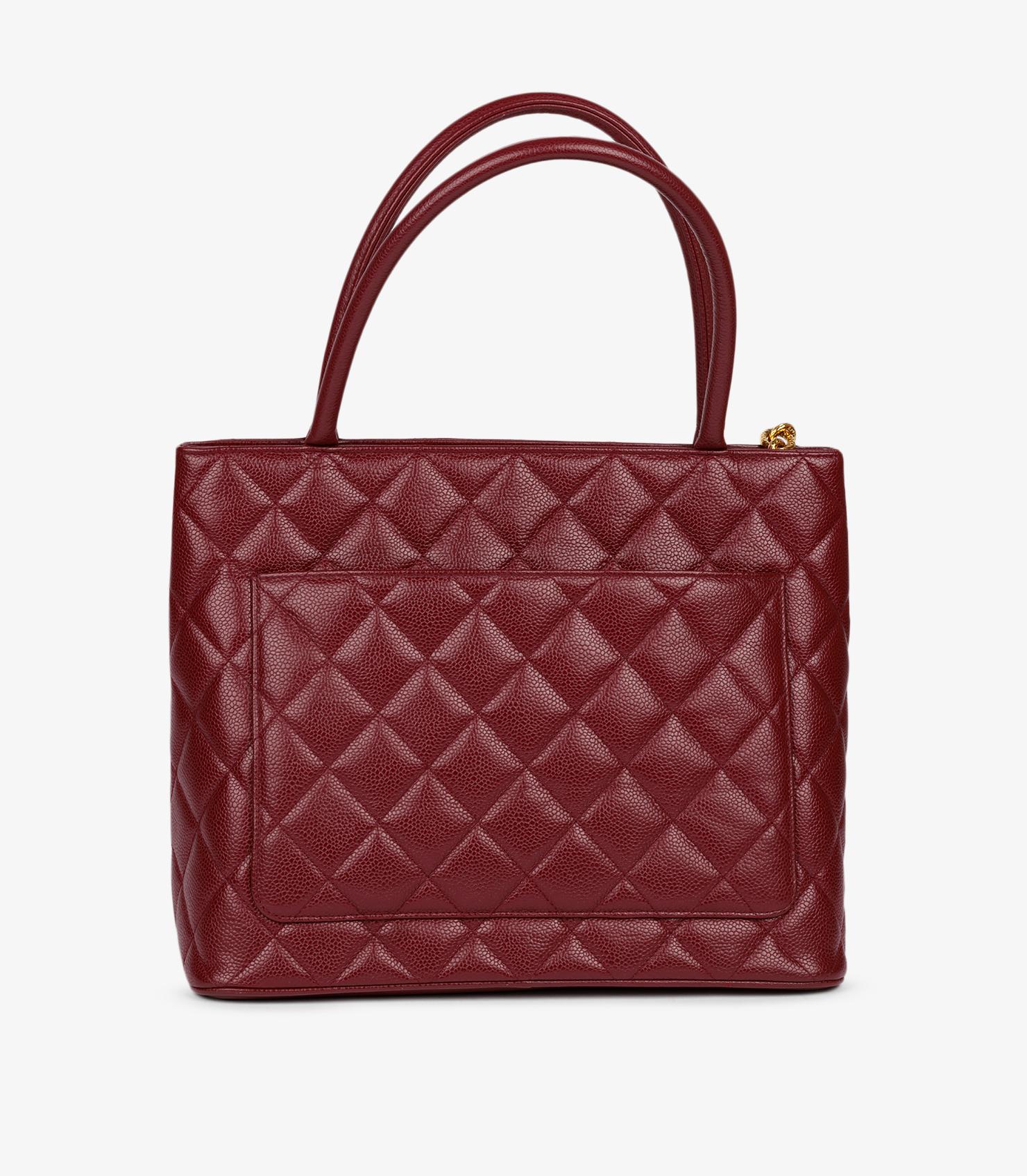 Chanel Burgundy Quilted Caviar Leather Vintage Medallion Tote

Brand- Chanel
Model- Medallion Tote
Product Type- Tote
Serial Number- 54*****
Age- Circa 1997
Accompanied By- Care Booklet, Authenticity Card
Colour- Burgundy
Hardware- Gold
Material(s)-