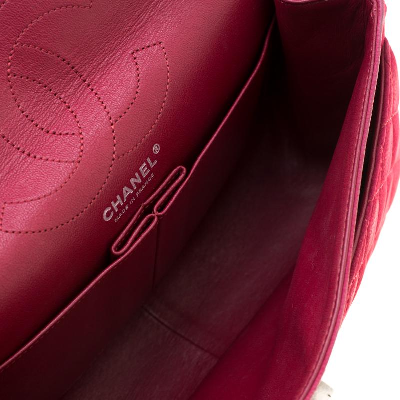 Chanel Burgundy gesteppt Kaviar Nubuk Reissue 2::55 Classic 226 Klappe Tasche 1