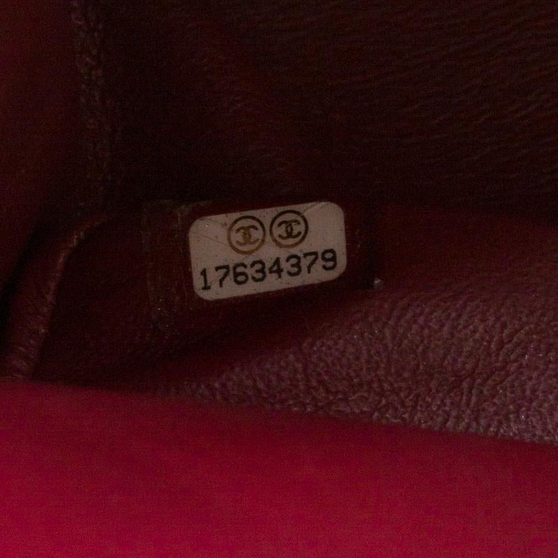 Chanel Burgundy gesteppt Kaviar Nubuk Reissue 2::55 Classic 226 Klappe Tasche 2