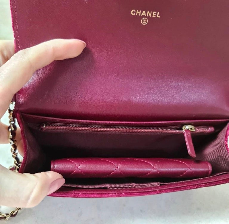 Chanel Burgundy Quilted Velvet Mini Classic Flap Bag at 1stDibs  velvet  chanel bag, chanel velvet bag, chanel velvet mini flap bag
