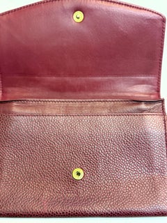 Chanel Burgundy Red Caviar Wallet