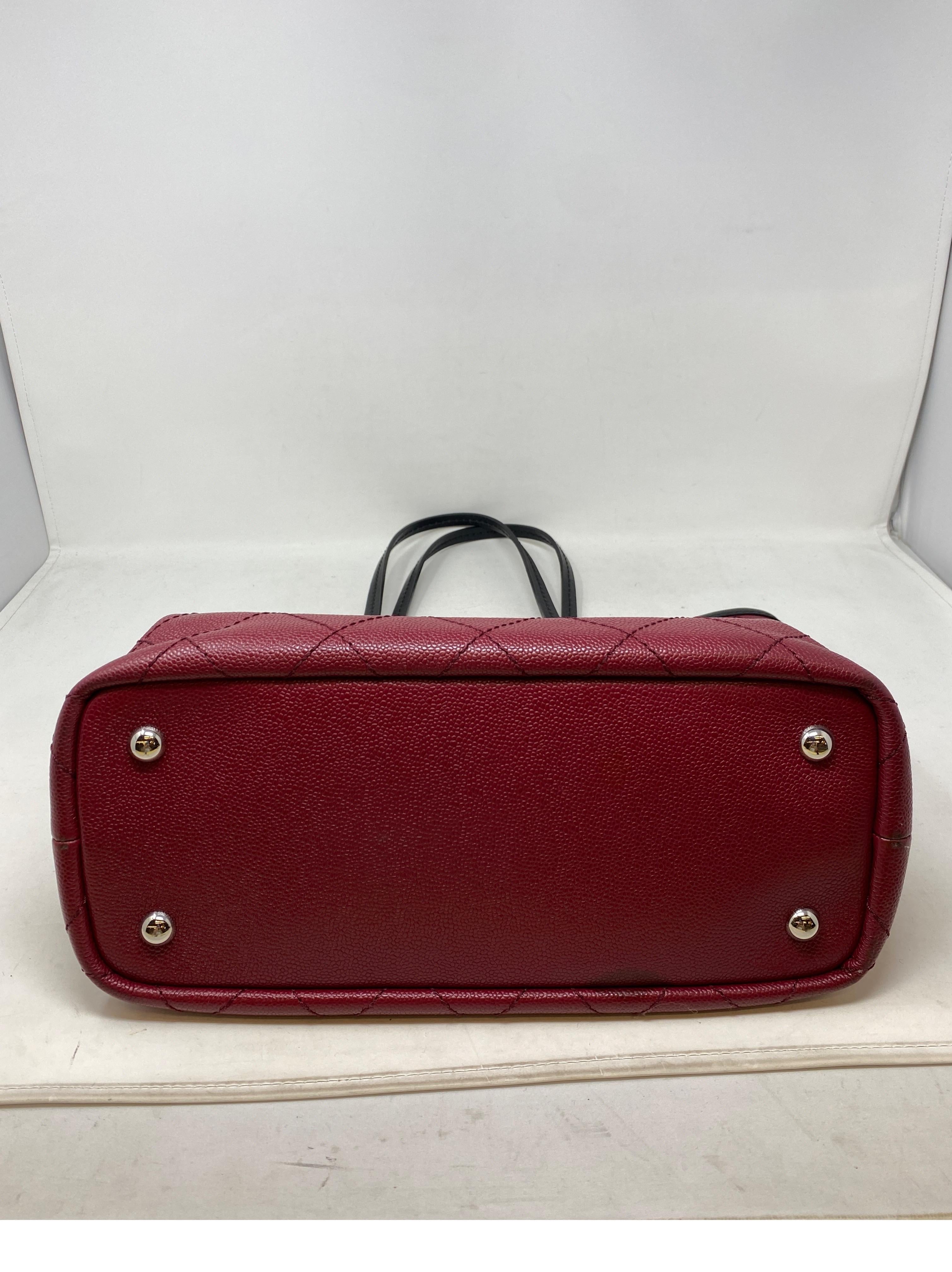 Chanel Burgundy Tote Bag 7