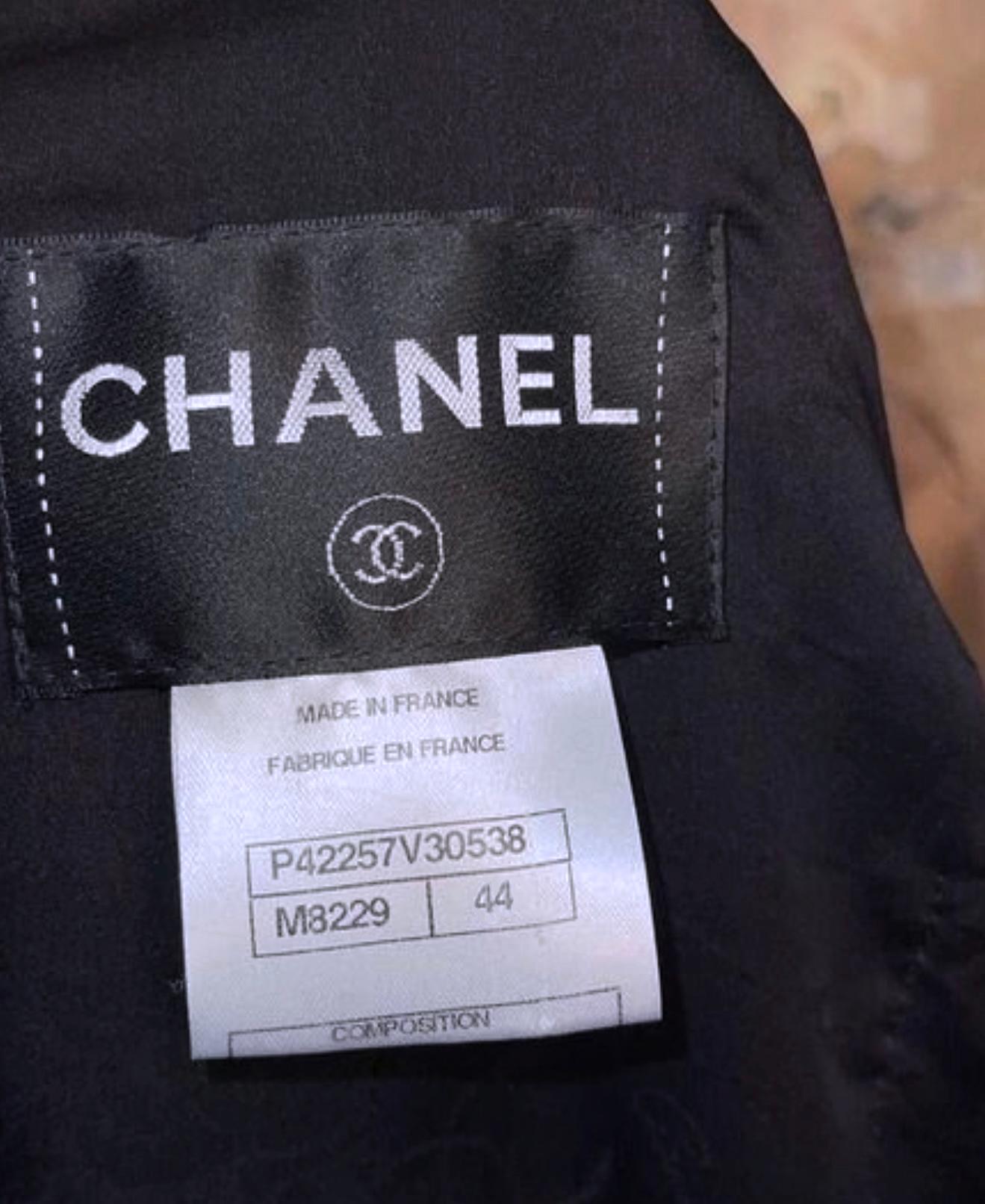 Veste de défilé Chanel en tweed bourgogne 44 FR 5