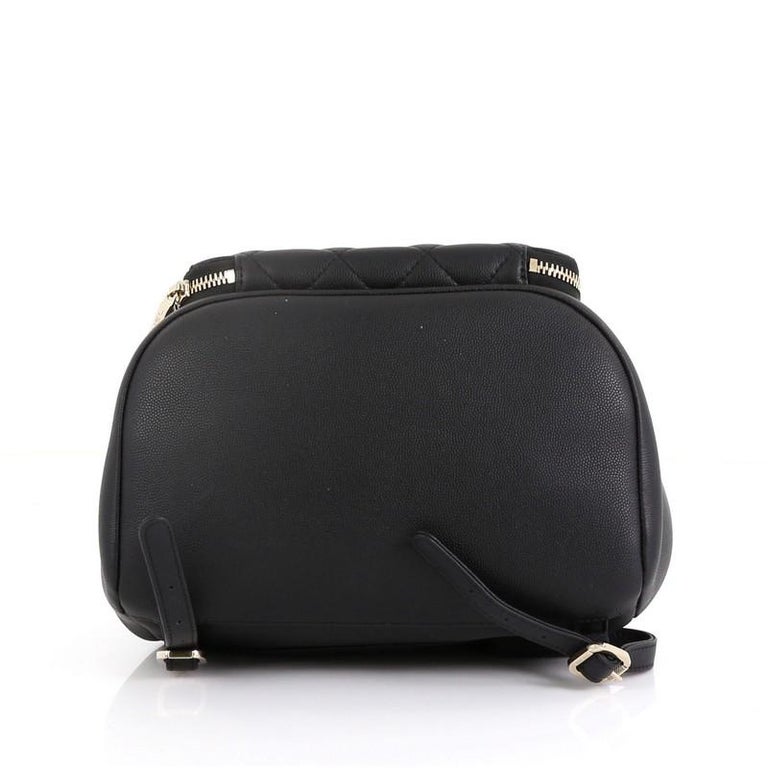 Chanel Rare Vintage Black Lambskin Waist Belt Bag Fanny Pack For