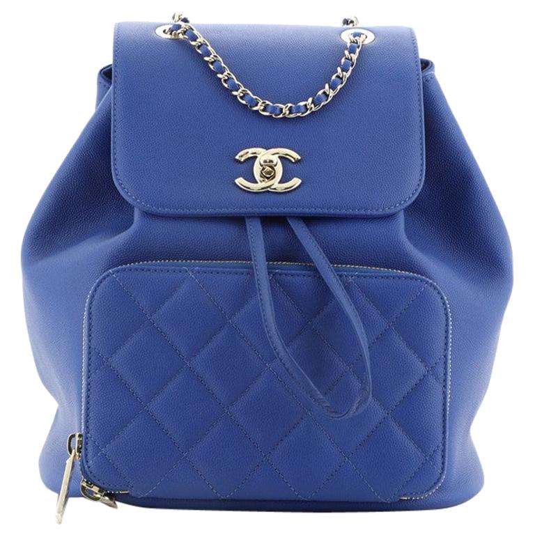 Chanel Business Affinity Flap Bag Quilted Caviar Small