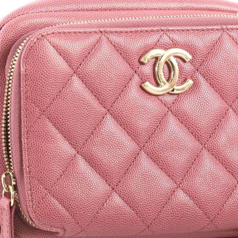 CHANEL Caviar Quilted Small Business Affinity Flap Pink 894798