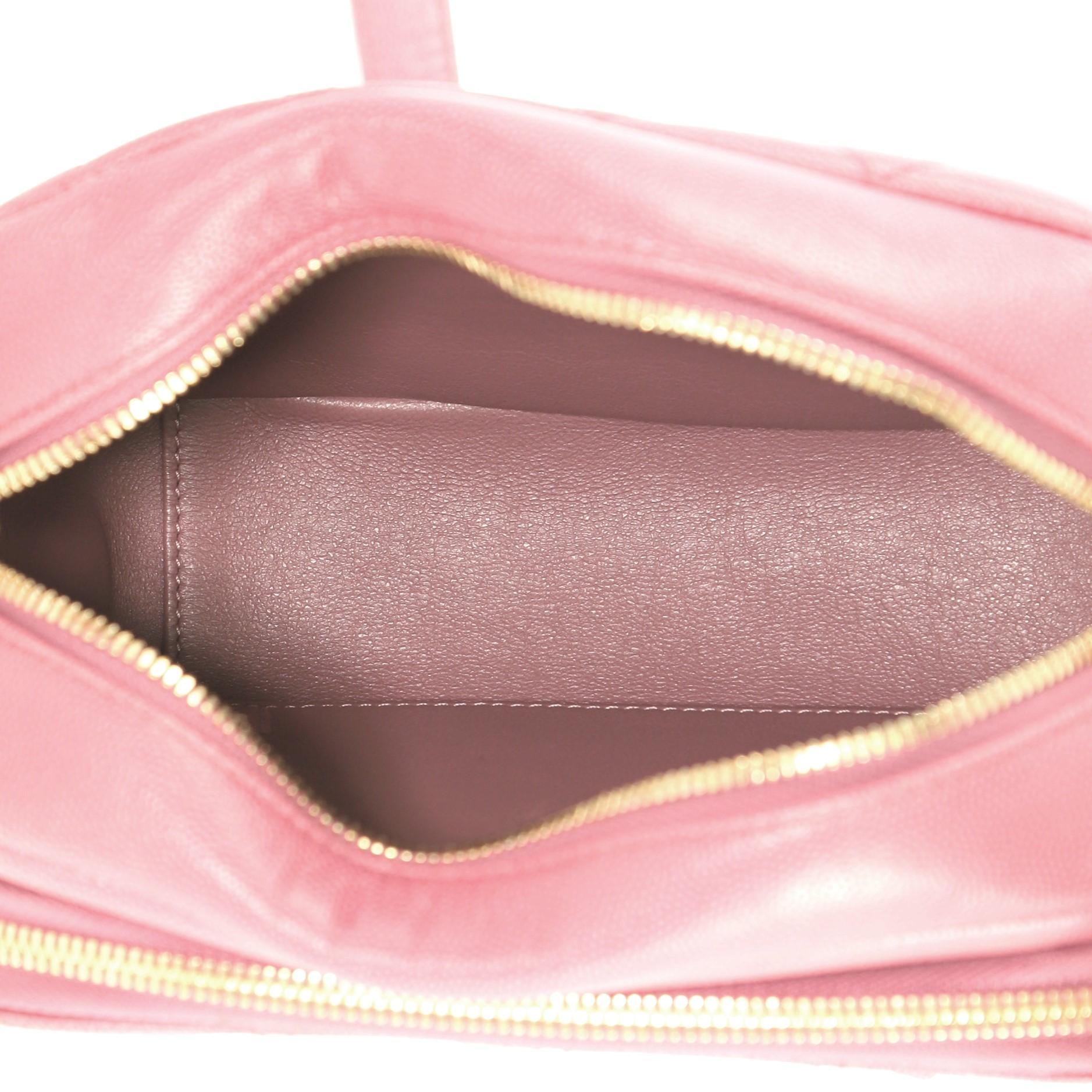 Women's Chanel Business Affinity Camera Case Bag Quilted Caviar Small