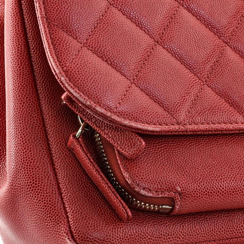 Women's or Men's Chanel Business Affinity Flap Bag Quilted Caviar Large