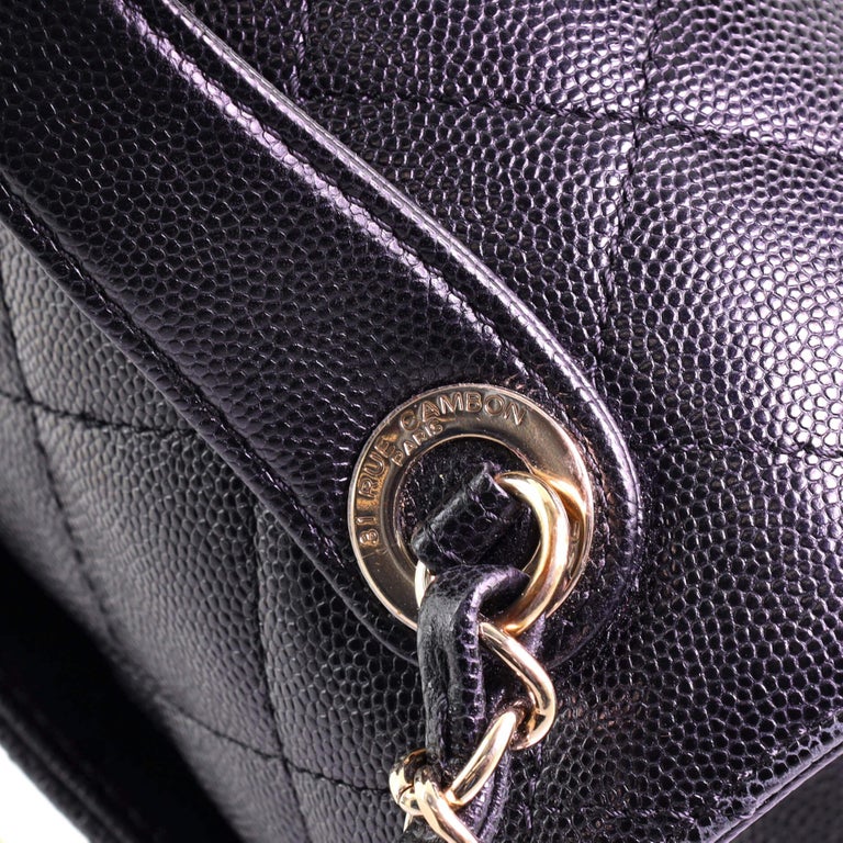 Chanel Business Affinity Flap Bag Quilted Caviar Large at 1stDibs