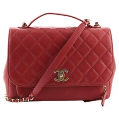 Chanel Neutrals Large Business Affinity Flap Bag Medium