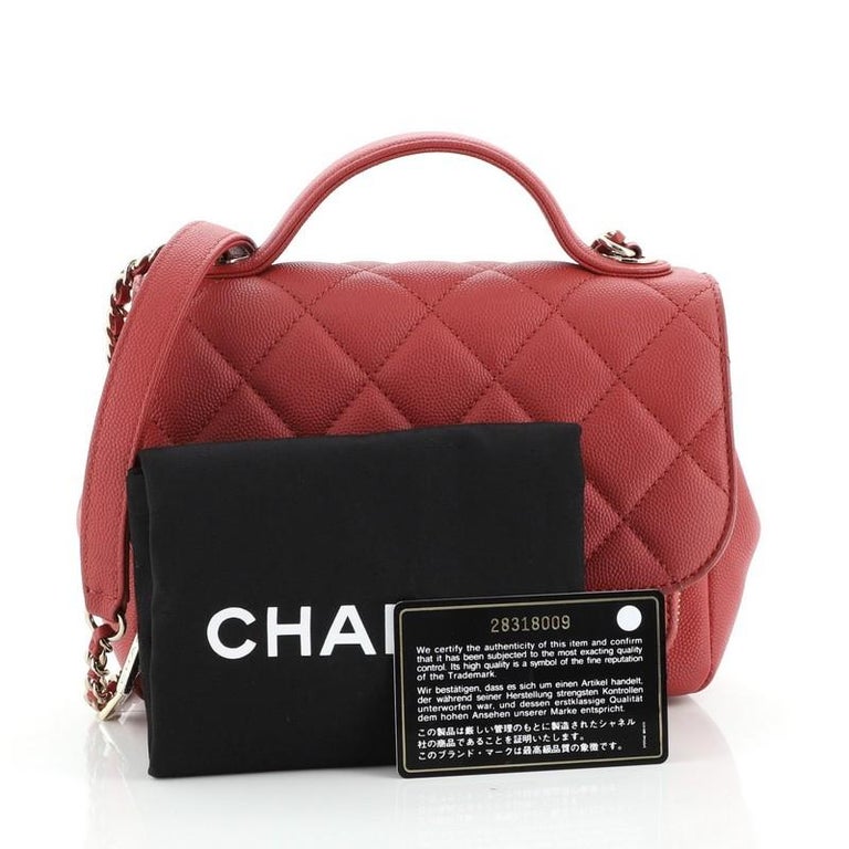 Chanel Red Quilted Caviar Medium Business Affinity Flap Bag Gold Hardware,  2019 Available For Immediate Sale At Sotheby's