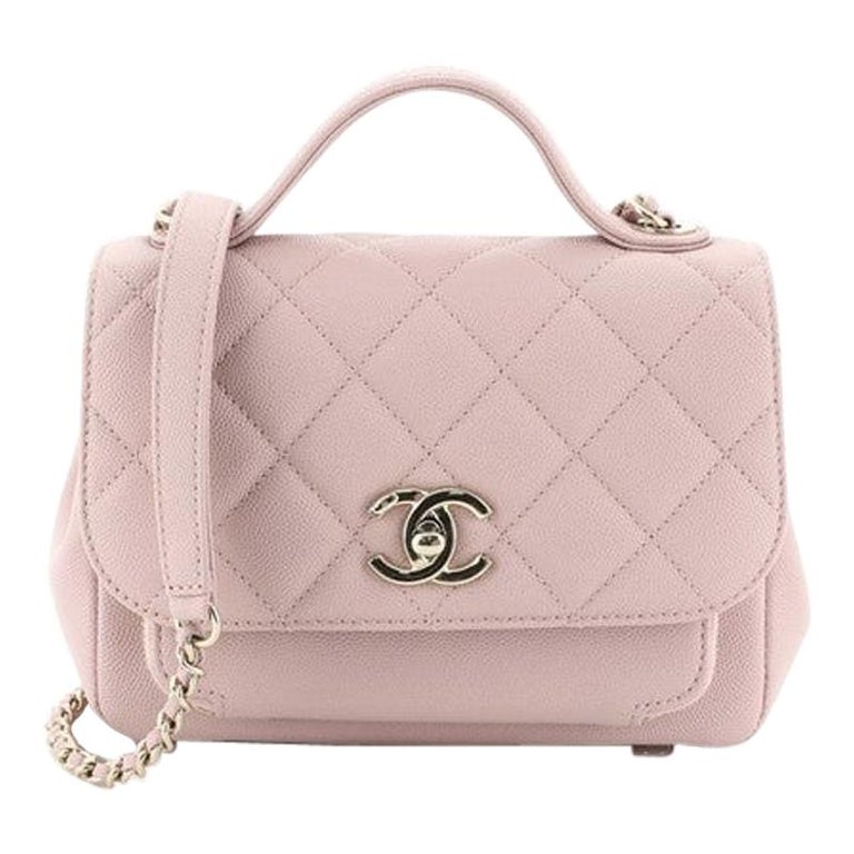 Chanel Business Affinity Flap Bag Quilted Caviar Mini at 1stDibs