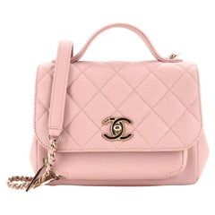 Chanel Business Affinity Flap Bag Quilted Caviar Mini
