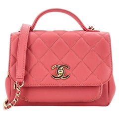 Chanel Business Affinity Flap Bag Quilted Caviar Mini