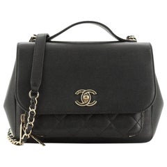 Chanel Business Affinity Flap Bag Quilted Caviar Small 