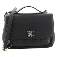 Chanel  Business Affinity Flap Bag Quilted Caviar Small