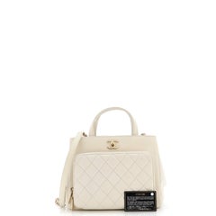 Chanel Business Affinity Tote Quilted Caviar Small