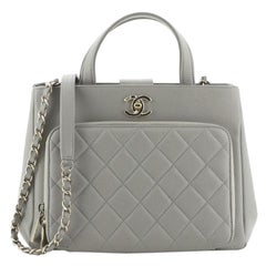 Chanel Business Affinity Tote Quilted Caviar Small