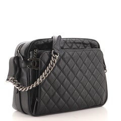 Sac à appareil photo Chanel Business Trip matelassé Caviar Large