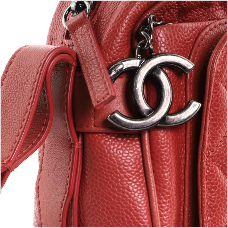 Chanel Business Trip Camera Bag Quilted Caviar Large 2