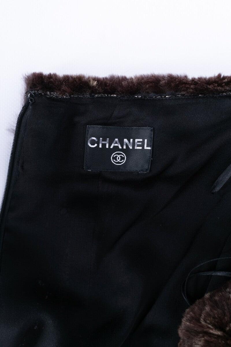 Chanel Bustier Dress and Gloves, Size 34FR 9