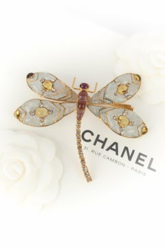 Chanel butterfly brooch (attributed to)